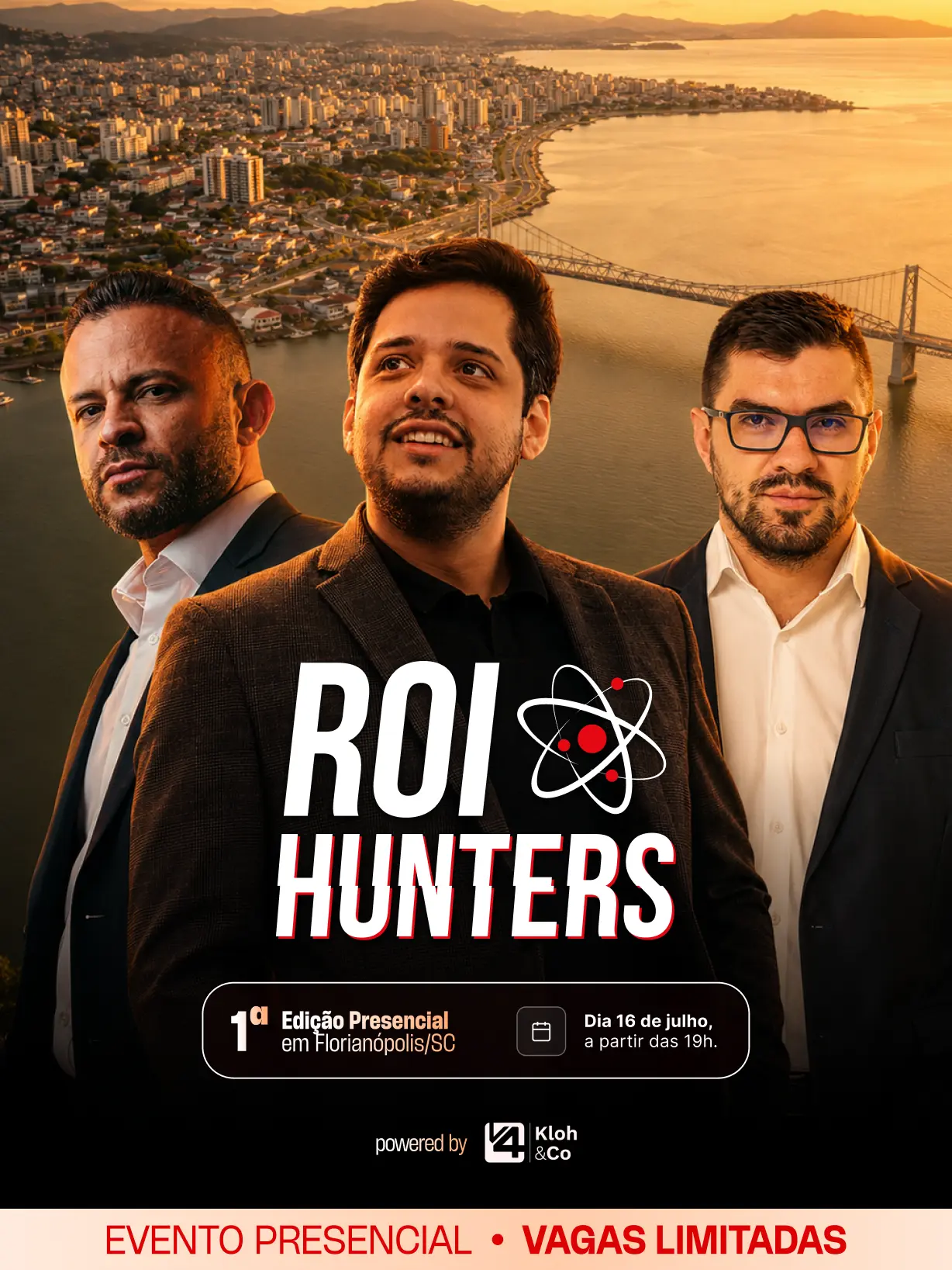 Cartaz do evento ROI Hunters